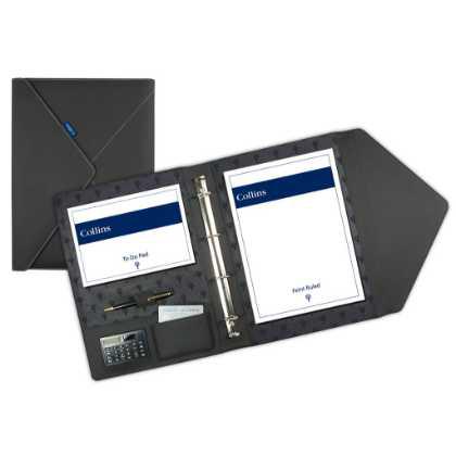 COLLINS CONFERENCE FOLDER WITH FLAP