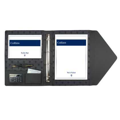 COLLINS CONFERENCE FOLDER WITH FLAP