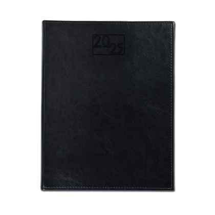 SaharaHide Premium Quarto Desk Diary – Cream Paper – Week to View
