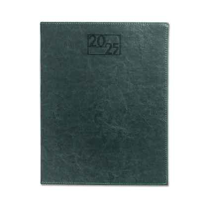 SaharaHide Premium Quarto Desk Diary – Cream Paper – Week to View
