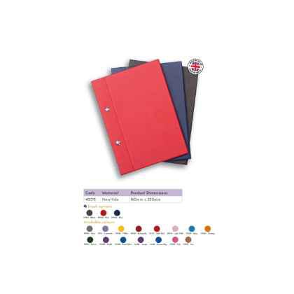 Menu Holder tall A5 Style Vegan Leather with Rivet Feature