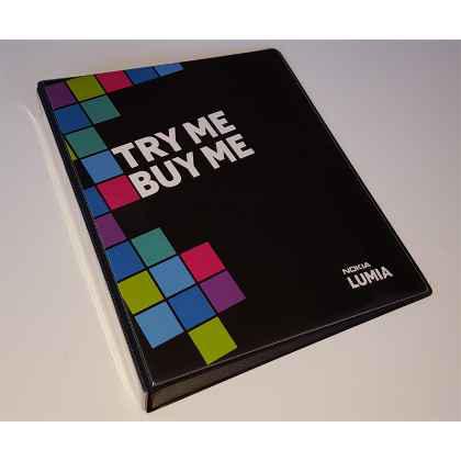 PVC Binder With Inserts Encapsulated