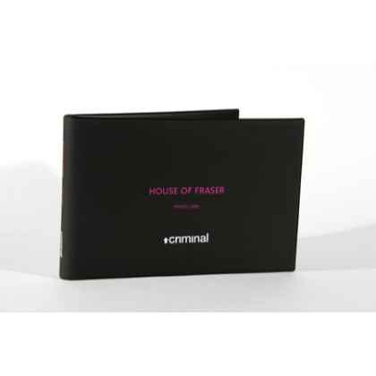 A4 Binder, Expanded PVC, Curved Spine And Screen Printed