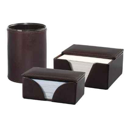 LEATHER DESK SET