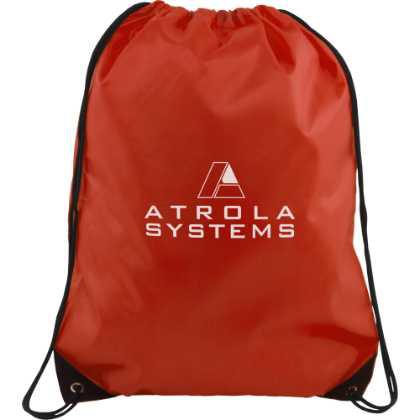 Verve Drawstring Bag Red