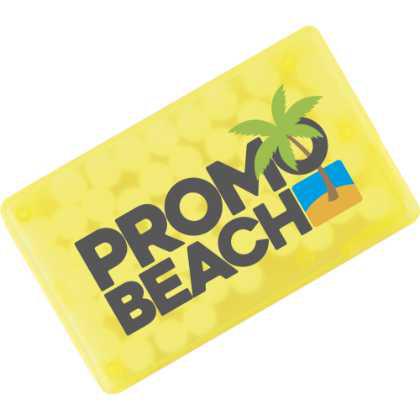 Mint Card - Credit Card Shaped Frosted Yellow