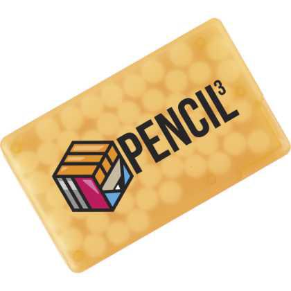 Mint Card - Credit Card Shaped Frosted Orange