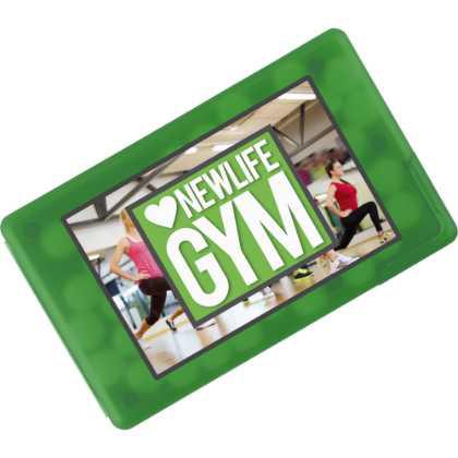 Mint Card - Credit Card Shaped Frosted Green