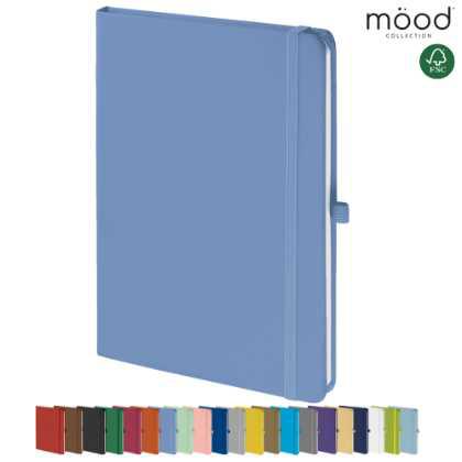 Mood A5 Certified Sustainably Sourced  Soft Feel Notebook Pastel Blue