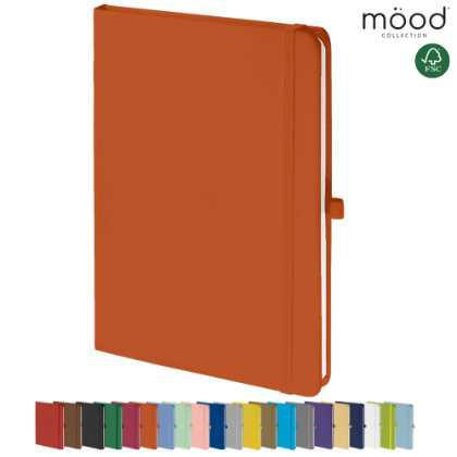 Mood A5 Certified Sustainably Sourced  Soft Feel Notebook Orange