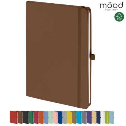 Mood A5 Certified Sustainably Sourced  Soft Feel Notebook Brown