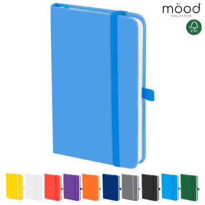 Mood A6 Certified Sustainably Sourced  Pocket Notebook Cyan