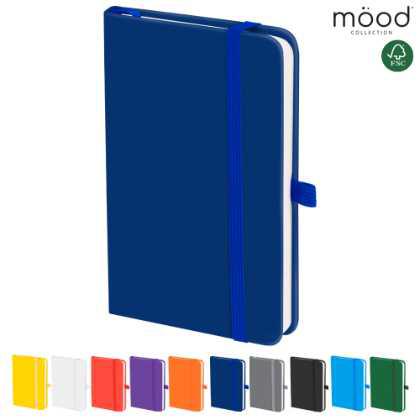 Mood A6 Certified Sustainably Sourced  Pocket Notebook Dark Blue