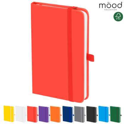 Mood A6 Certified Sustainably Sourced  Pocket Notebook Red