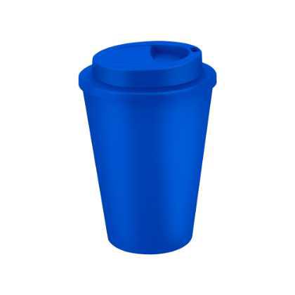 Metro Double Walled Coffee Cup - 350ml Medium Blue