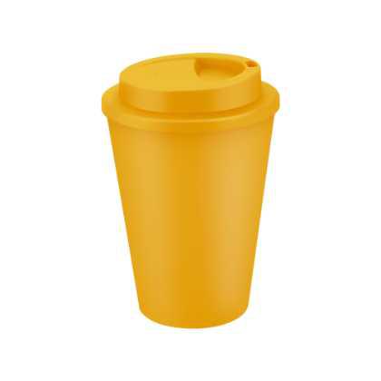 Metro Double Walled Coffee Cup - 350ml Yellow