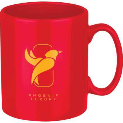 Vienna Ceramic Mug - 330ml Red