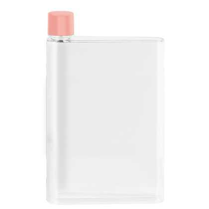 genie Note Bottle - 420ml Transparent/Pastel Pink