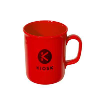 U.K. Manufactured Spectra Plastic Mug - 275ml Red