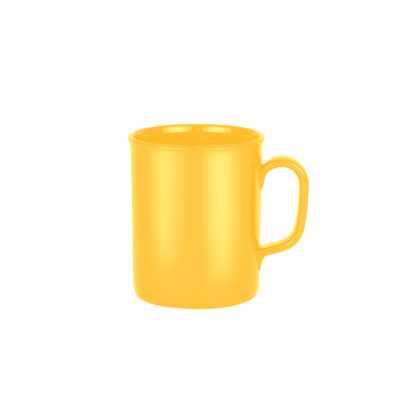 U.K. Manufactured Spectra Plastic Mug - 275ml Yellow