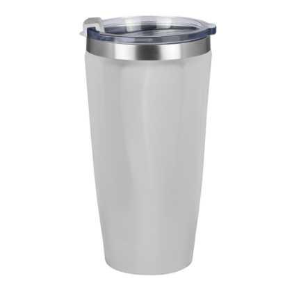 Chili Calypso Double Walled Coffee Tumbler - 500ml White
