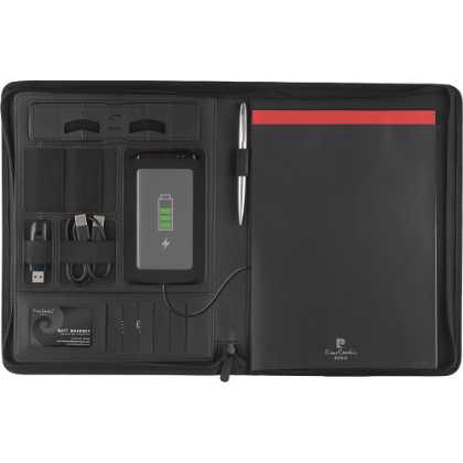 Pierre Cardin Geneva Conference Folder with Power Bank