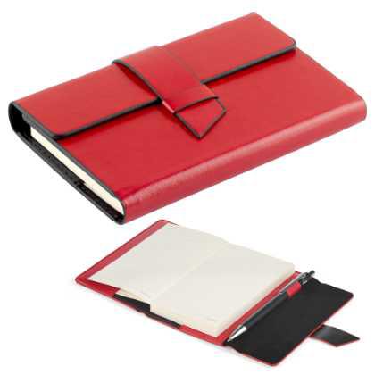 Pierre Cardin A6 Milano Pocket Notebook in Red