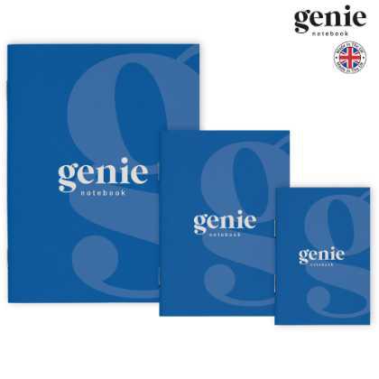 Genie Certified Sustainably Sourced  Notebooks - U.K. Manufactured