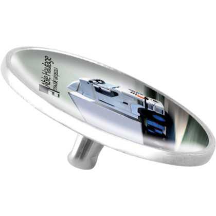 Metal Golf Marker in Chrome with Spike