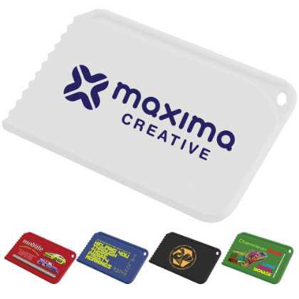 Recycled Snap Credit Card Ice Scraper