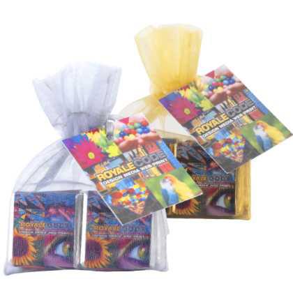 Four Neapolitan Chocolates in Organza Bag