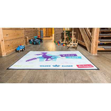 Jet-Print Velour Floor Mat