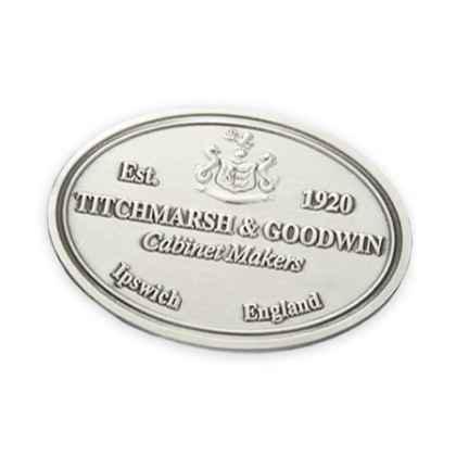 Stunning Polished Metal Badges Custom Made