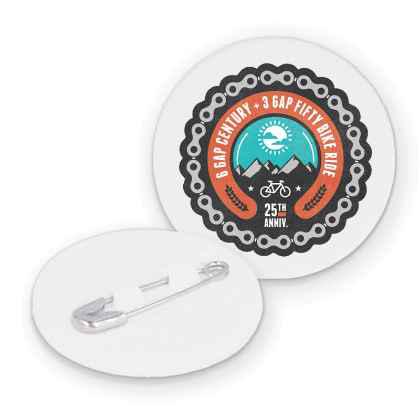 100% Recycled Button Badges Custom Made