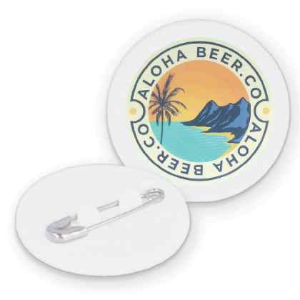 100% Recycled Button Badges Custom Made