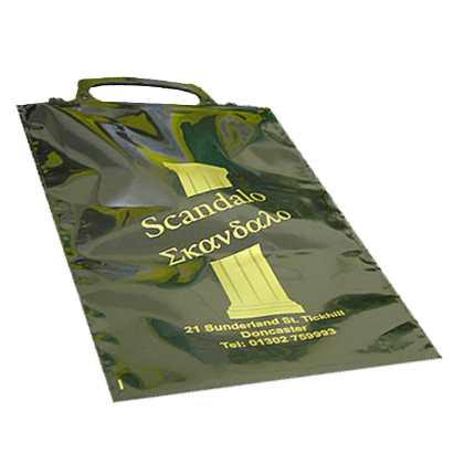 Clip Close Handle Carrier Bags