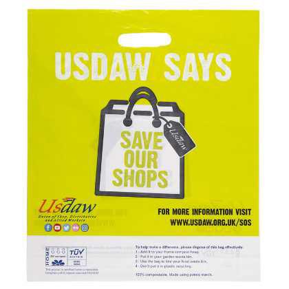 Potato Starch Carrier Bags