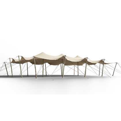 10m x 17m XL Triflexx Stretch Tent Canvas with Clamps (560 g/m²)