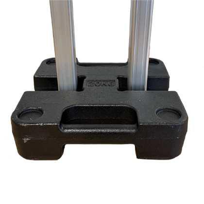 Leg Weights: 20kg H Shaped Steel