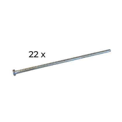 Peg Set (22) all 80cm for XXXL Bonga Stretch Tents