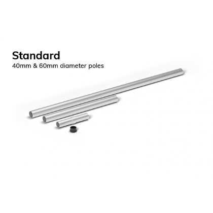 Standard Aluminium Pole Set for Small Bonga Stretch Tents