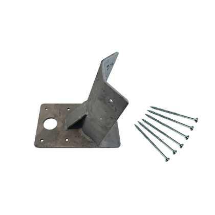 Side Pole Footplate for Commercial Aluminium & Wooden Eucalyptus Pole Sets