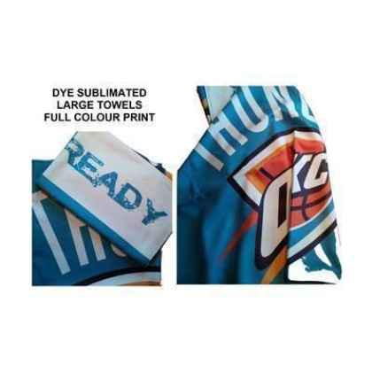 DYE SUBLIMATED WHITE TOWEL