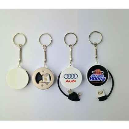 MULTI-CHARGE CABLE KEYRING.