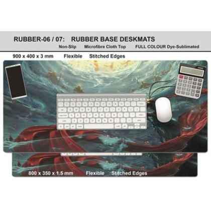 RUBBER BASE COUNTER-MAT.