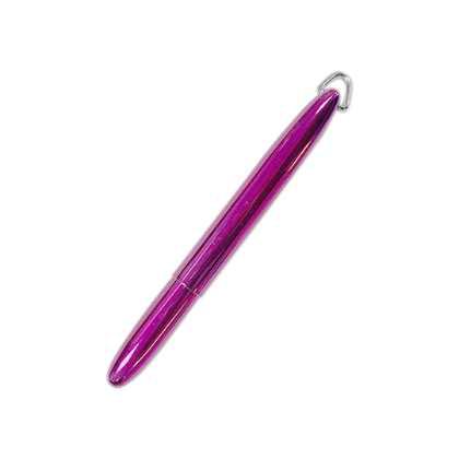 FUSCHIA FLURRY BULLET PEN WITH D RING