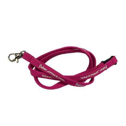 FISHER LOGO PINK LANYARD