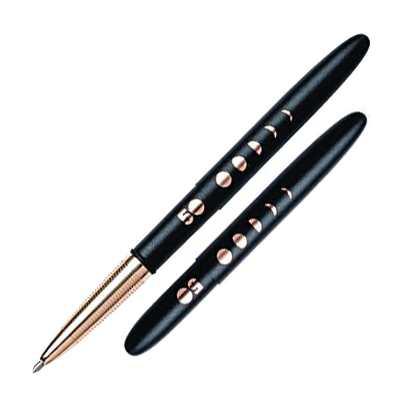 BULLET PEN &ndash; SHINY BLACK GOLD FINGER GRIP 50TH ANNIVERSARY