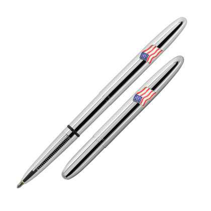 BULLET PEN – CHROME + U.S. FLAG