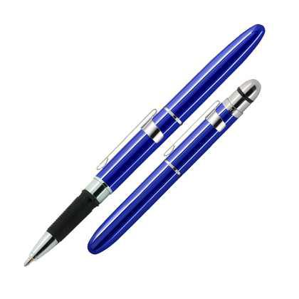 DELUX GRIP BULLET – BLUE WITH CAPACITIVE STYLUS & CHROME CLIP – fabg1/scl